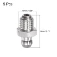 thumbnail image 2 of Unique Bargains 304 Raccord à Graisse Hydraulique Droit en Acier Inoxydable M8 x 1mm Filetage 5 Pack, 2 of 5