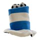 thumbnail image 5 of Sombrero de aficionado al fútbol Zulema gorra de partido de fútbol para Show Performance Party Supplies Bar Azul, 5 of 8
