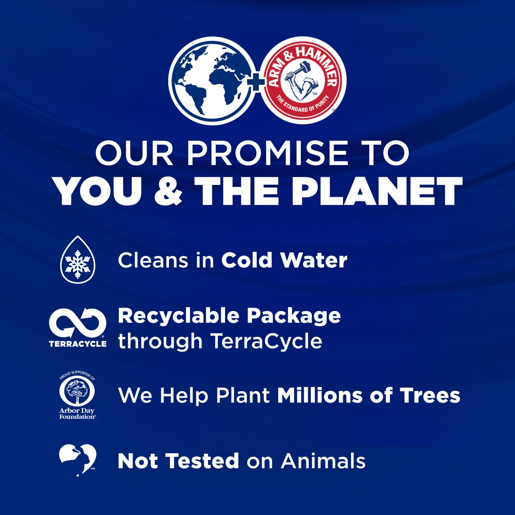 2 pack ARM & HAMMER Plus OxiClean Odor Blasters 5-in-1 Laundry Detergent Power Paks, Fresh Burst, 42 Ct