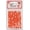 (07635) ORANGE, variant on Beauty Town Large Round Beads
