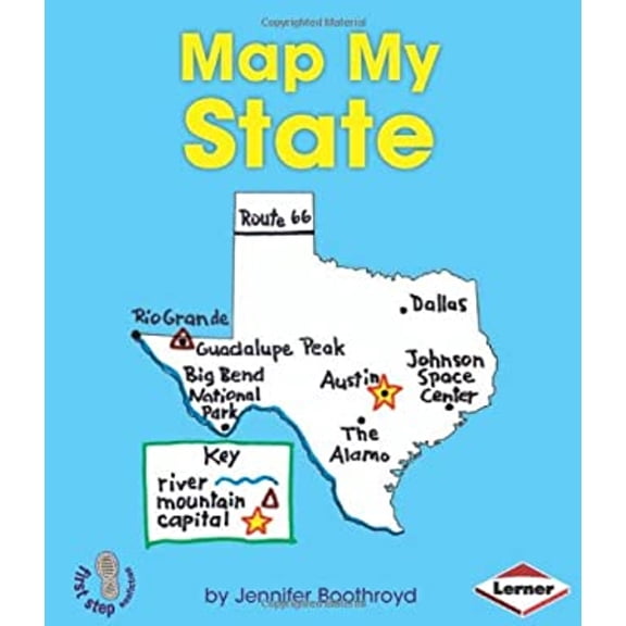 Pre-Owned Map My State (Library Binding) 1467711128 9781467711128