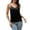 Black, variant on Aayomet Cute Tops For Women Womens Summer Casual Business Work Blouses V Neck Lace Trim Tank Tops Sleeveless Tees,Green S