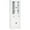 White, variant on HOMCOM 63" Kitchen Pantry Storage Cabinet w/Adjustable Shelves Glass Door