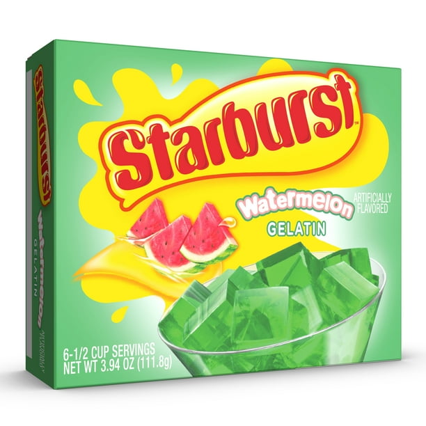 Starburst Watermelon Gelatin, 6 serve