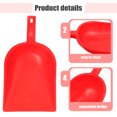 thumbnail image 3 of WRITWAA Recogedor De Basura Portátil De Plástico Resistente Color Rojo Para Escritorio, 3 of 8