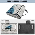 thumbnail image 5 of COEQINE Golf Cart Seat Cover with Carry Handle, Comfort Golf Cart Seat Towel Blanket with 4 Storage Pockets, Fit for Most 2-Seat Golf Carts, Universal 51.2"x 30.3", Blue Sea Turtle Wood Grain, 5 of 8