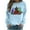 Blue 01, variant on Lightweight Crewneck Sweatshirts Womens Xmas Tree Printed Merry Christmas Holiday Outfits Long Sleeve Loose Tops (XL, Purple 02)