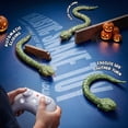 thumbnail image 4 of Veeniix Amphibious Remote Control Snake Toy with Sound, Realistic RC Prank Snake, Green, 4 of 8