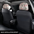 thumbnail image 5 of 2 PCS Car Headrest Cover, Groovy Retro Santa Soft Car Seat Head Rest Cover Protector Interior Car Accessories Seat Covers for Cars Truck Auto Only Covers, 5 of 8