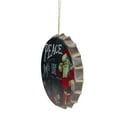 thumbnail image 4 of Northlight 11.75" Red and White Peace, Joy and Love Christmas Wall Decor, 4 of 5