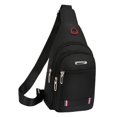 thumbnail image 2 of Bolso bandolera jinwen Mochila para correr Senderismo Viajes Negro, 2 of 8