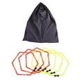 thumbnail image 3 of Lipstore 6 Pieces Agility Rings Multipurpose Jumping Ladder for Games Exercise Sports hexagon, 3 of 8