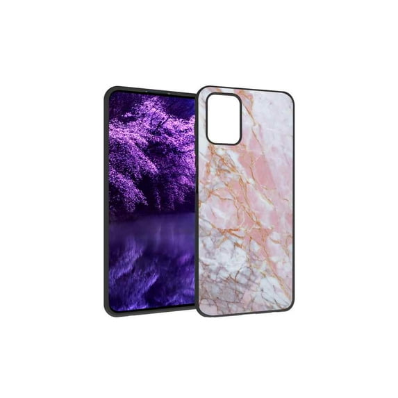 Pink-Marble21-287 Phone Case, Degined for Moto G Stylus 2021 Case Men Women, Flexible Silicone Shockproof Case for Moto G Stylus 2021