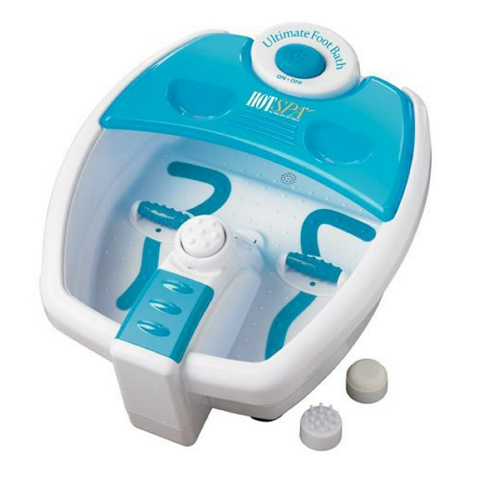 Hot Spa 61360 Ultimate Foot Bath, White/Aqua
