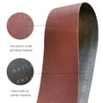 thumbnail image 5 of 3x21 3 x 21 Inch Sanding Belt Pack 3 Inch x 21 Inch,12 Pcs(4 Each of 80 120 150 Grits) Aluminum Oxide for Sander, 5 of 6