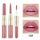thumbnail image 4 of onlyliua Ofertas Navideñas Brillo de Labios de Doble Punta Delineador de Labios Brillo de Labios Esmalte de Labios Mate, 4 of 7