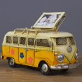 thumbnail image 5 of Lishi Vintage Yellow Camper Van Model with Money Box - Handcrafted Home Decoration, 5 of 5
