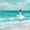Ballet Dancer Beach, variant on Calligraphy Scripture Canvas Wall Art 15.75x11.81 Inches
