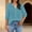 A1-Sky Blue, variant on CYYOLLPF embroidered tops for women two piece sets for women Matching Lounge Capri Pants 2 Piece Gauze Cotton 3/4 Sleeve Top linen pants set Peasant Outfits boho shirts for women vintage Red L