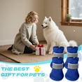 thumbnail image 7 of GASTROPOD 4Pcs Dog Booties,Breathable and Non-Slip Dog Paw Protector,Dog Shoes Small Size Dogs for Hardwood Floors Hiking Running,Blue, 7 of 7