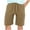 Khaki, variant on hotojiny Golf Shorts Men Casual Drawstring Straight Leg Short Pants Summer Elastic Waist Lightweight Shorts with Pockets