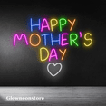 thumbnail image 3 of Glowneon Happy Mother's Day Letter Colorful Neon Sign Wall Decor, 3 of 4