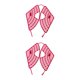 thumbnail image 2 of Greeniant Bike Electric Rear Seat Protection Net Skirt Foot Net Care Leg Safety Rosa tipo 3 2piezas, 2 of 6