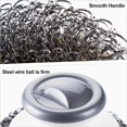 thumbnail image 4 of 5Pcs Stainless Steel Scrubber with Handle,Heavy Duty Dish Scrubber Cleaning Brush for Pots, Pans, 4 of 5