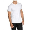 thumbnail image 3 of Fruit of the Loom Men's White Crew Neck T-Shirts, 6 Pack, 3 of 11