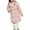 Pink, variant on Breezora Women Long Winter Puffer Coat with Detachable Hood Warm Thick Lined Parka for Outdoor Cold Weather L Size Beige