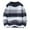 Dark Blue, variant on Mens Fashion Mink Fleece Sweater Color Block Casual Long Sleeve Crewneck Knit Pullover Shirts