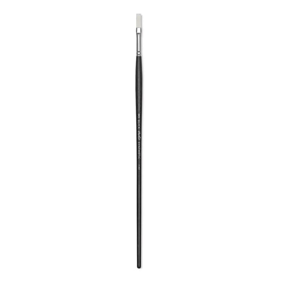 Blick Studio Synthetic Brush - Flat, Long Handle, Size 8