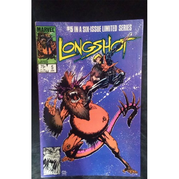 Pre-Owned Longshot #5 1986 Marvel Comic Book