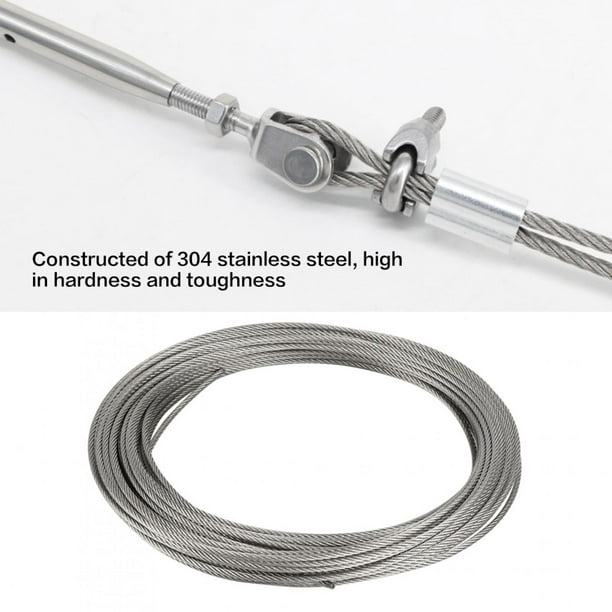 Anti-Corrosion Steel Rope, 20M 304 Stainless Steel Wire, Fishing Wire,  Lifting Wire, Etc For Fishing Lifting 2/2.5/3Mm 