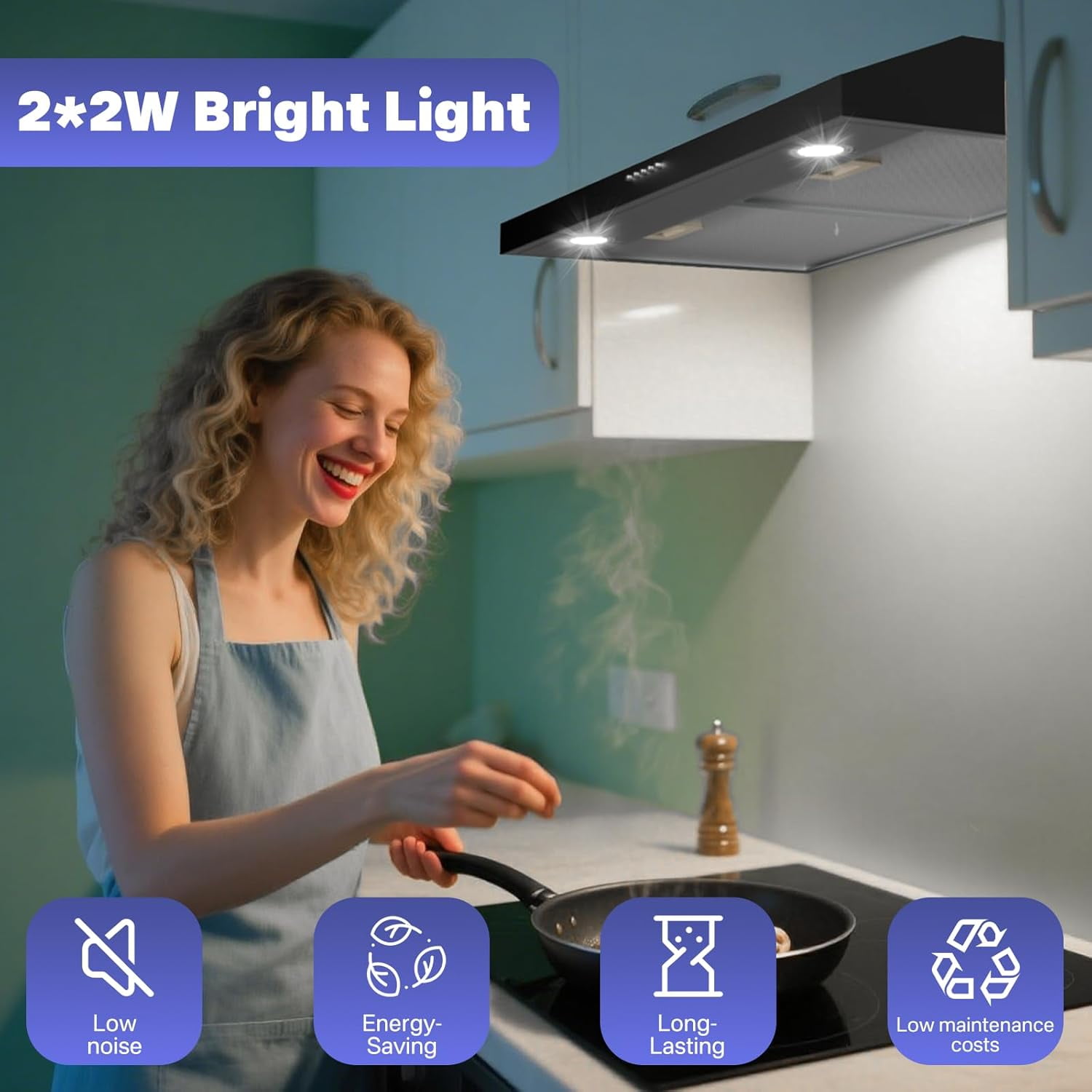 Black Range Hood – Under Cabinet, extractor metalico cocina range hood under cabinet under cabinet range hood 30 inch stove vent hood hood vents for kitchen hood range