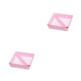 thumbnail image 1 of Caja de almacenamiento de cintas Bewildely fieltro Rosa 2Conjunto, 1 of 6