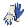 2Pc Boss Flexi Grip Men's Indoor/Outdoor String Knit Gloves Blue/White L 1 pair