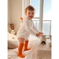 thumbnail image 5 of RUINIXCW Newborn Baby Boy Girl Halloween Duck Costume Infant Spring Fall Winter Animal Cosplay Outfit Long Sleeve Hooded Zipper Romper Stockings Set, 5 of 10