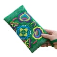 thumbnail image 6 of Xinyolin Women Ethnic Handmade Embroidered Wristlet Clutch Bag Zipper Purse Long Wallet, 6 of 7