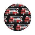 thumbnail image 2 of Easygdp Fire and Rescue Truck Automobile Tire Dust Cover, 14-17in Spare Tire Cover Universal Fit for Trailer, Car, Truck, SUV, Jeep - 15 inch, 2 of 9