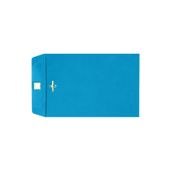 LUXPaper 10 x 13 Clasp Envelopes, Bright Blue, 50/Pack