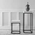thumbnail image 5 of Uttermost Gambia Modern Marble and Steel Plant Stand in Aged Black, 5 of 7