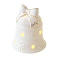 thumbnail image 3 of Adorno navideño, adorno navideño, decoración del hogar, figura de mesa, estatua iluminada para repisa de chimenea, estantería, dormitorio de boda Campana, 3 of 8