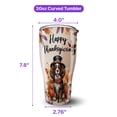 thumbnail image 5 of Happy Thanksgiving Cavalier King Charles Spaniel Welcome Thankful Fall Autumn 30oz Stainless Steel Tumbler Insulated Cup with Lid Dog Lover Gifts - 02021, 5 of 5