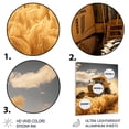 thumbnail image 3 of Designart "Farm Harvesting Gold landscape I" Country Charm Metal Art Print, 3 of 5