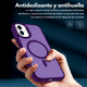 thumbnail image 5 of Funda Case Deluxe para iPhone 17 PÚRPURA Uso Rudo Compatible con MagSafe, Protección Antigolpes Resistente, PC + TPU, Diseño Elegante y Duradero, 5 of 7