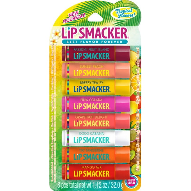 Lip Smacker Tropical Fever Lip Balm Party Pack - Walmart.com