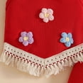 thumbnail image 5 of UAYOTSE Girl Clothes Set Summer Baby 0 6 12 18 24 Months 2T 3T Girl Clothes Shorts Set Floral Summer Outfits Cute Baby Clothes,Sizes 9-12 Months, 5 of 7