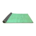 thumbnail image 2 of Ahgly Company Indoor Rectangle Solid Turquoise Blue Modern Area Rugs, 7' x 9', 2 of 4