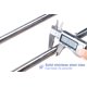 thumbnail image 5 of Tocten Toallero De Baño Doble – Toallero De Acero Inoxidable Sus304 Grueso Para Accesorios De Baño, Toallero Doble, Toallero De Pared Resistente (Cromado 24), 5 of 5